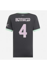 AC Milan Ismael Bennacer #4 Fotballdrakt Tredje Klær Dame 2024-25 Korte ermer